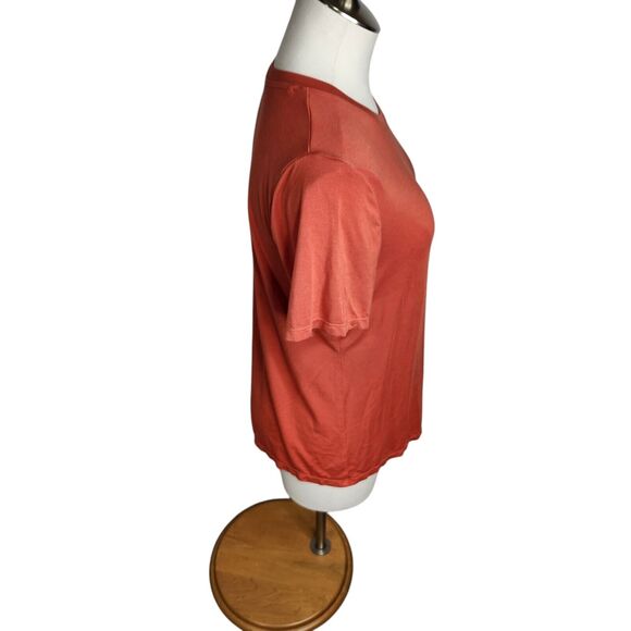 Knix Womens Size Large Modal Rib‎ T-Shirt Orange - Picture 4 of 7